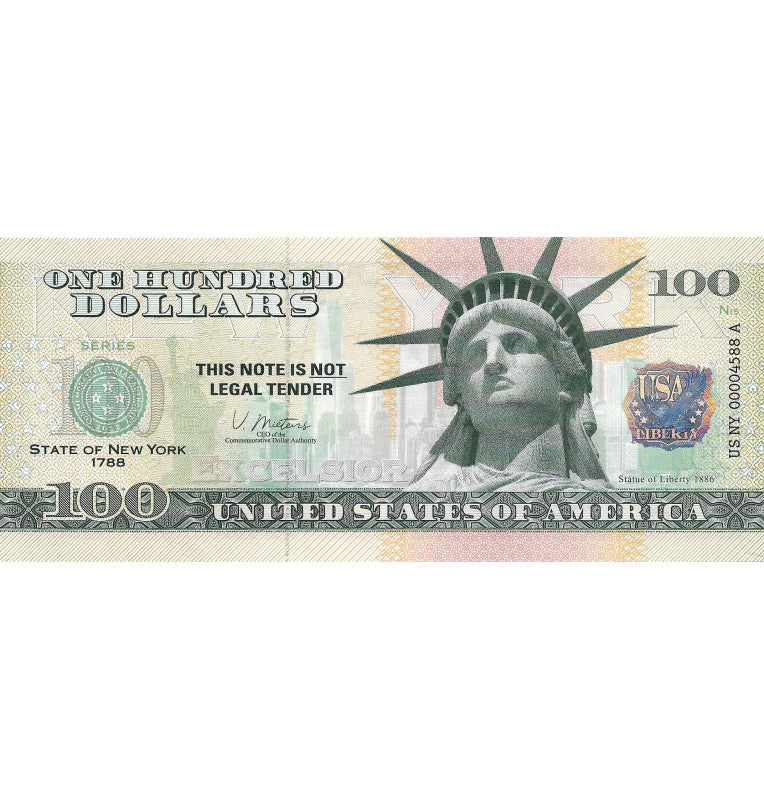 Estados Unidos de América 100 Dolares Estado de New York